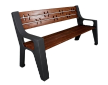 Скамейка чугунная Казань, Сосна 1,8 м