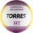 СЦ*Мяч вол. &quot;TORRES Set&quot; арт.V30045, р.5, синт.кожа (ТПУ), клееный, бут.кам, бело-желто-фиолетовый