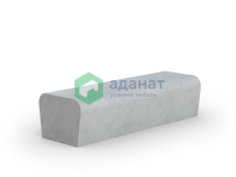 Скамейка «Вернисаж» прямая секция с настилом