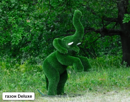 Топиари Слоник на дыбах газон Deluxe, фото 1