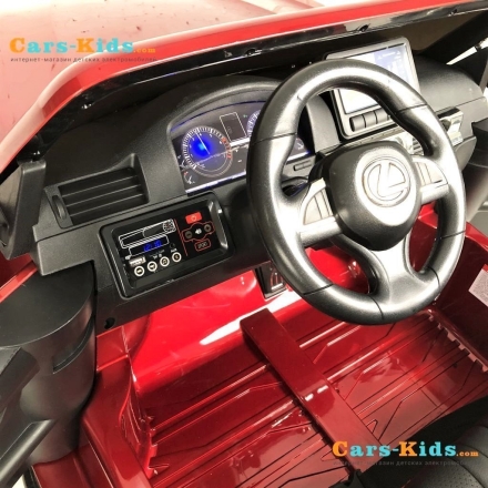 Электромобиль LEXUS LX 570 4WD красный, фото 4