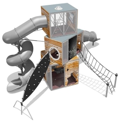 Игровой комплекс Эко Кубус VST 4503/1 для детской площадки, фото 1 Игровой комплекс Эко Кубус VST 4503/1 для детской площадки, фото 1