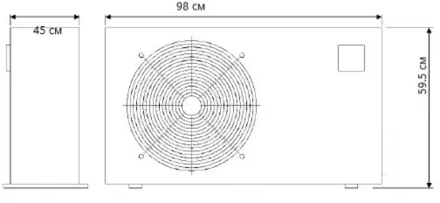 Тепловой насос Poolmagic CP90LS 9 кВт, фото 4