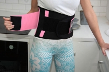 Пояс-корсет для поддержки спины (РОЗОВЫЙ)