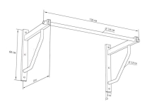 Турник настенный Workout (вынос перекладины от стены - 40, 60, 80 см )