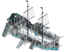 Детская игровая площадка Флагман (Лагуна) (винтовой скат) ДИК 2.03.3.03-12