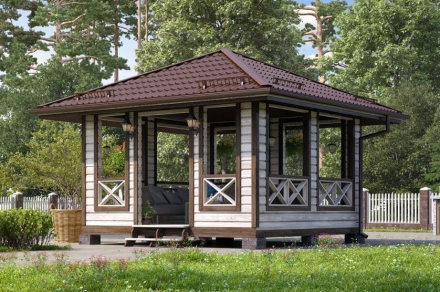 Квадратная беседка Коби, фото 3