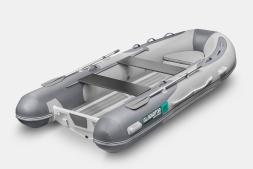 Gladiator RIB 380 AL Светло-темносерый моторная лодка ПВХ Жесткое дно (морской алюминий), киль, фото 2 Gladiator RIB 380 AL Светло-темносерый моторная лодка ПВХ Жесткое дно (морской алюминий), киль, фото 2
