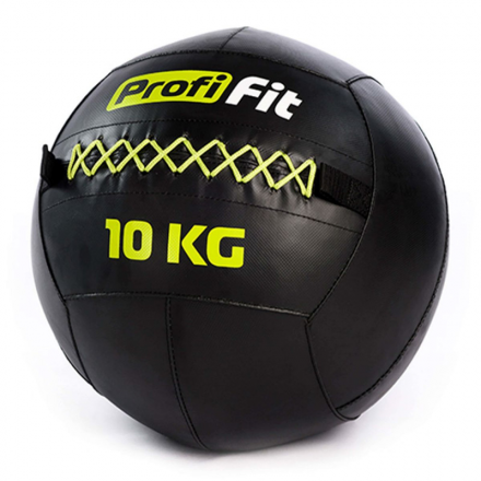 Медицинбол набивной (Wallball) PROFI-FIT,10 кг, фото 1