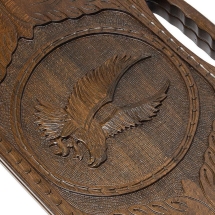 Нарды резные "Орел 2" с ручкой 60, Haleyan Нарды резные "Орел 2" с ручкой 60, Haleyan