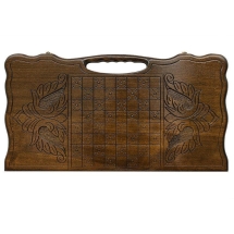 Нарды резные "Орел 2" с ручкой 60, Haleyan Нарды резные "Орел 2" с ручкой 60, Haleyan