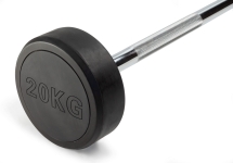 Штанга неразборная обрезиненная 20 кг Прямой гриф Штанга неразборная обрезиненная 20 кг Прямой гриф
