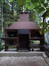 Печь Аристократ 832 Радиальный кирпич красный с коричневым