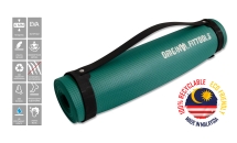 Мат для аэробики 6 мм зеленый Мат для аэробики 6 мм зеленый