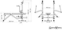 Силовая скамья Marbo Sport MH-L103