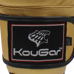 Перчатки боксерские KouGar KO600-6, 6oz, золото, фото 2