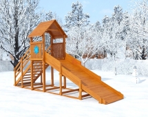 Зимняя горка Snow Fox Start с крышей (скат 4 м) Зимняя горка Snow Fox Start с крышей (скат 4 м)