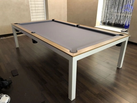 БИЛЬЯРДНЫЙ СТОЛ 7 ФУТОВ &quot;МОНОМАХ&quot; ХАЙ-ТЕК STYLE (пул), фото 1