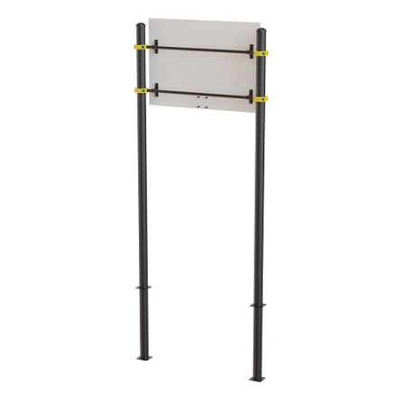 Баскетбольный щит с кольцом для норм ГТО S720 IronKing, фото 2