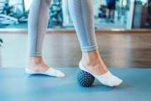 Мяч массажный 9 см серый Мяч массажный 9 см серый