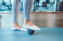 Мяч массажный 9 см серый Мяч массажный 9 см серый