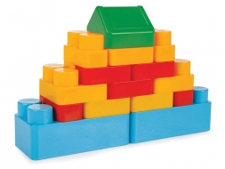 Конструктор из 60 деталей Pilsan Jumbo Magic Blocks (03-227), фото 3