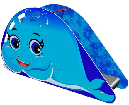 Детская горка Китенок Г014 H=650 для игровых площадок, фото 1