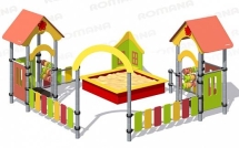 Песочный дворик Romana 109.05.00 для детской площадки Песочный дворик Romana 109.05.00 для детской площадки