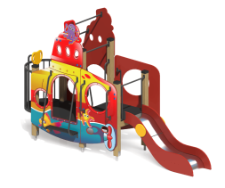 Игровой комплекс Подводная лодка ИО-32.1 для детской площадки Игровой комплекс Подводная лодка ИО-32.1 для детской площадки