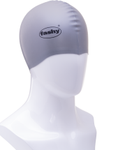 Шапочка для плавания Silicone 3040-12, силикон, серый Шапочка для плавания Silicone 3040-12, силикон, серый