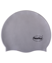 Шапочка для плавания Silicone 3040-12, силикон, серый Шапочка для плавания Silicone 3040-12, силикон, серый