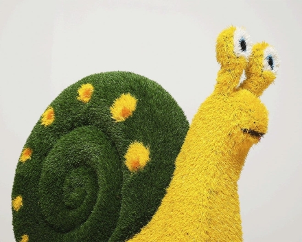 Топиари Улитка садовая, цветная - газон Eco, фото 3