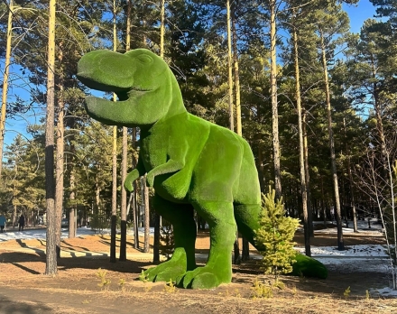 Топиари динозавр Тирекс большой - газон Есо, фото 1