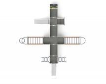 Детская игровая площадка Аэроплан ДИК 2.03.4.04-02 В джунглях Н=1200