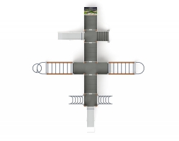 Детская игровая площадка Аэроплан ДИК 2.03.4.04-02 В джунглях Н=1200, фото 5