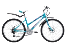 Велосипед Stark'18 Luna 26.1 RD голубой/фиолетовый/белый 16"