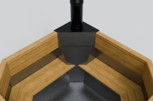 Сибирская купель с боковой печью Сибирская купель с боковой печью