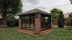 Закрытая беседка Солнечный свет, фото 1