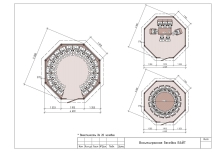 Восьмигранная беседка Вайт