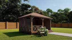 Прямоугольная беседка САЛЬТО, фото 2