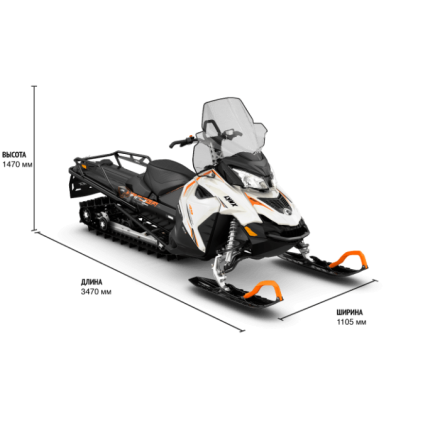 Снегоход BRP Lynx 49 RANGER 600 E-TEC TOURING, фото 3