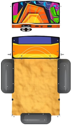 Песочница Грузовичек (маскарад) ИО 5.03.03-11, фото 5