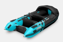 GLADIATOR E 380 PRO AIR Черно-бирюзовый моторная лодка ПВХ НДНД