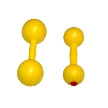 Гантели пластиковые 0,45 кг пустотелые