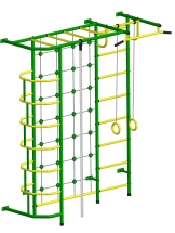 Детский спортивный комплекс Пионер С5С зелёно/жёлтый
