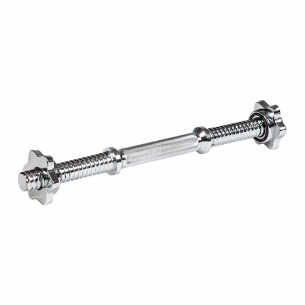 Гриф гантельный ZSO, D-25, L460, хром, замок-гайки Вейдера, фото 1