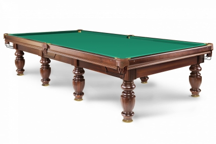 Бильярдный стол - Омега 9 Футов, Русская пирамида, Сланец Orero 25 мм, лузы с сеткой, фото 2