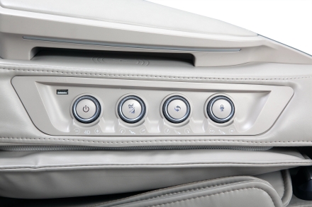 Массажное кресло с искусственным интеллектом Skyliner 3, черно-белое, фото 10