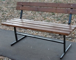 Скамейка TORUDA «Ника» со спинкой 1,8м, фото 1