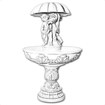 Фонтан античный "Дети под зонтом" артикул 909 Фонтан античный "Дети под зонтом" артикул 909